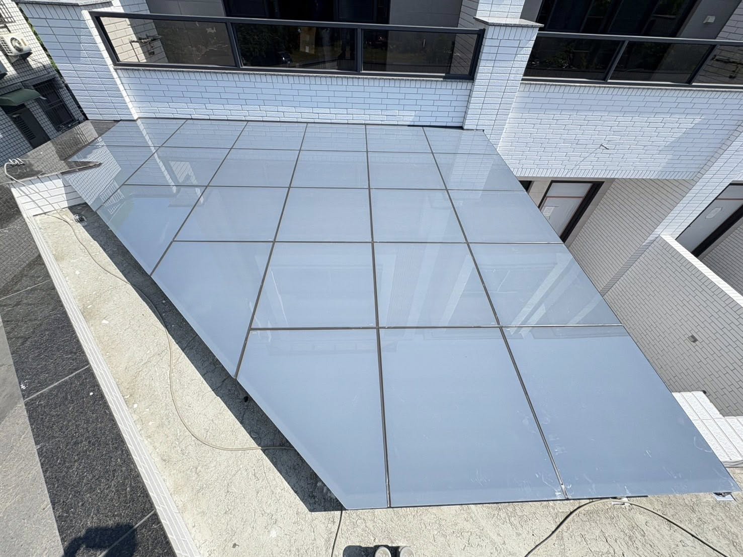 台南節能玻璃採光罩