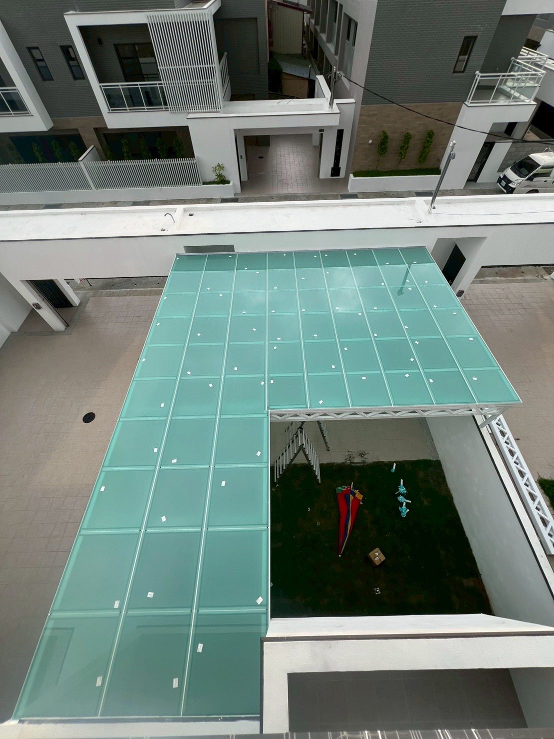 台南採光罩工程+節能玻璃