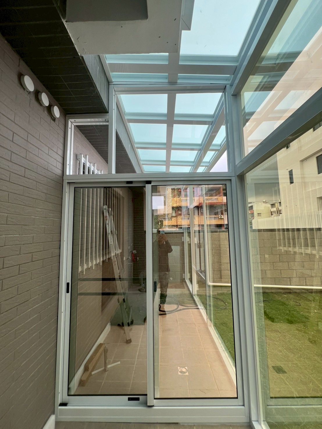 台南採光罩工程+節能玻璃