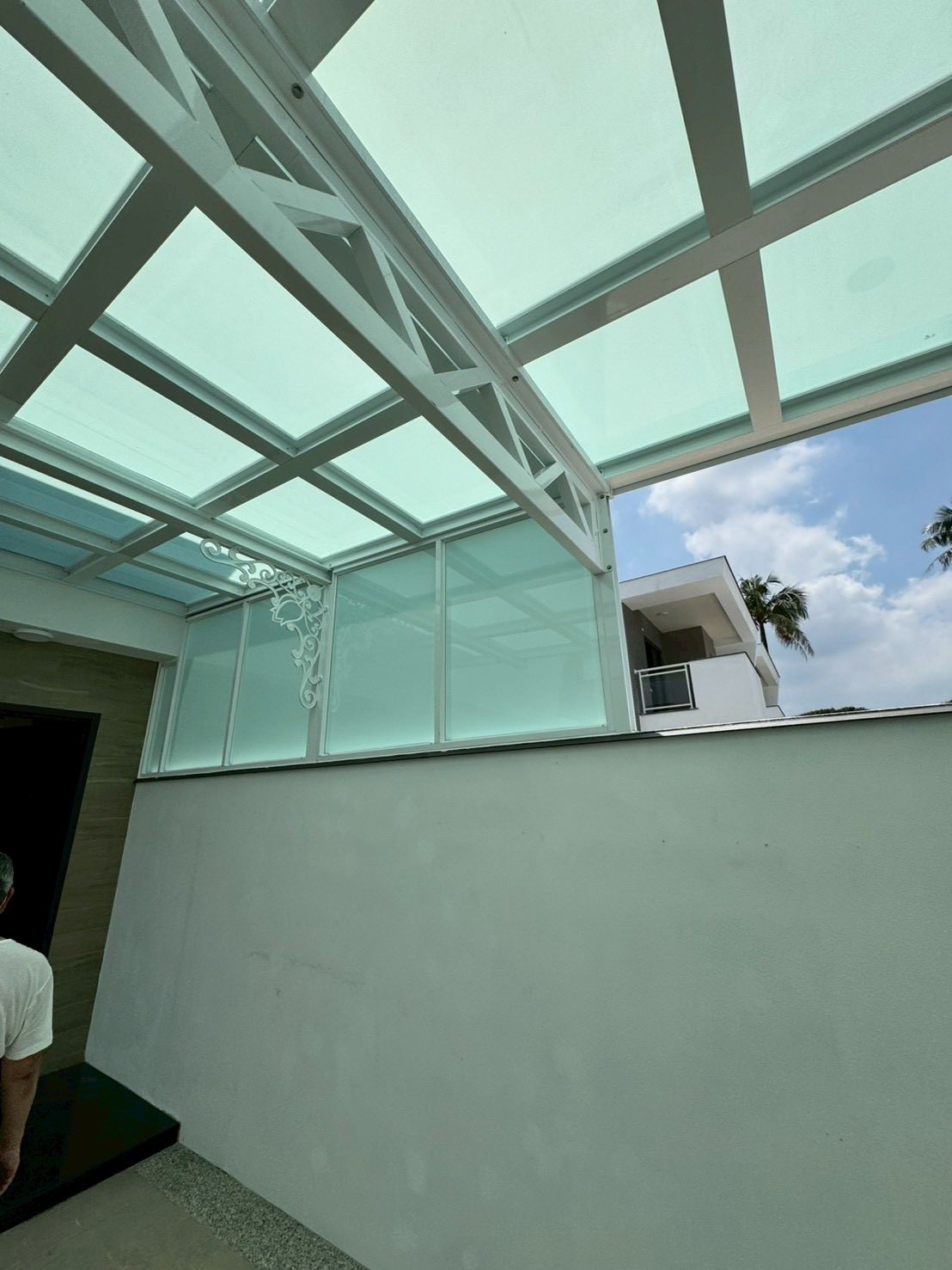台南採光罩工程+節能玻璃